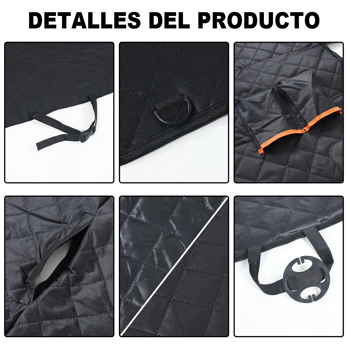 Heavy-Duty Waterproof Dog Car Seat Cover with Nonslip Hammock Design - Scratch-Proof Soft Back Seat Protector for Cars, Trucks, and SUVs
