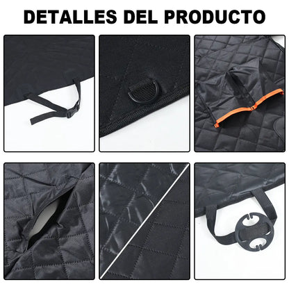 Heavy-Duty Waterproof Dog Car Seat Cover with Nonslip Hammock Design - Scratch-Proof Soft Back Seat Protector for Cars, Trucks, and SUVs