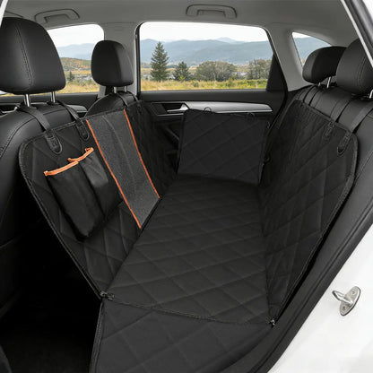 Heavy-Duty Waterproof Dog Car Seat Cover with Nonslip Hammock Design - Scratch-Proof Soft Back Seat Protector for Cars, Trucks, and SUVs